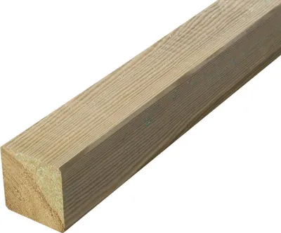 Produktbild von Kantholzpfosten 200 cm, 70 x 70 mm, kesseldruckimprägniert