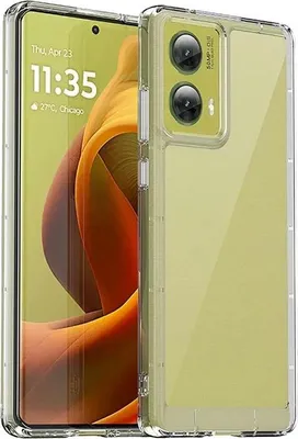 Produktbild von Hülle für Motorola Moto G85 - Phonesta Acrylic Hybrid Back Cover - Transparent