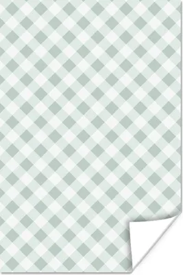 Produktbild von MuchoWow® Poster Rauten - Muster - Grün 40x60 cm - Plakate für die Wand - Poster Babyzimmer