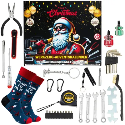 Produktbild von Handwerker Adventskalender 2026 Männer 24 Tool Werkzeug Adventskalender Männer 2026