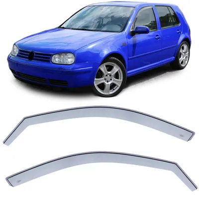 Zdjęcie produktu dla Osłona przeciwwiatrowa i przeciwdeszczowa do okien, pasująca do VW Golf IV, produkcja 1997/08-2000/10