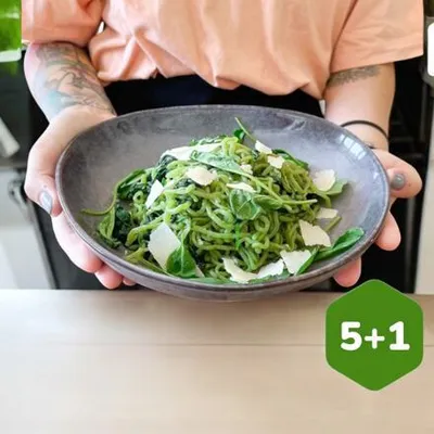 Obrázek produktu pro USUI Konjakové nudle se špenátem 5+1