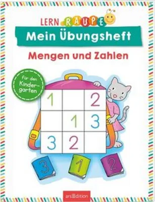 Obrázek produktu pro Lernraupe - Mein Übungsheft - Mengen und Zahlen