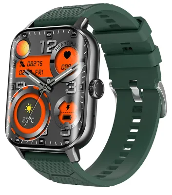 Obrázek produktu pro Chytré hodinky F12 pro muže a ženy s 2,02palcovým zakřiveným displejem, kompatibilní s Androidem a iOS, fitness a sportovní hodinky s měřičem srdečního tepu