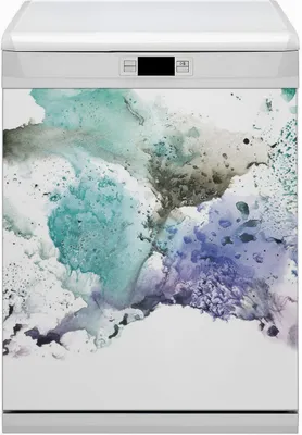 Produktbild von Magnet für Spülmaschine Abwaschbar 60x80 cm Magnet für Spülmaschine Magnetmatte Dekor - Bunte Tinte