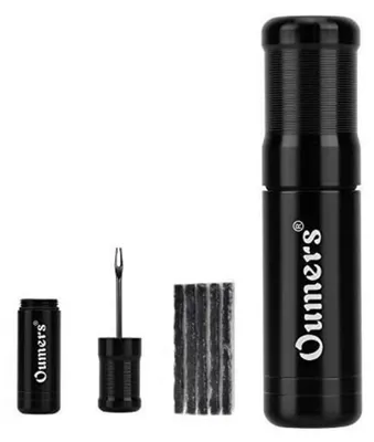 Productafbeelding van Reparatieset voor tubeless banden voor fietsen, met 5 reparatiestrips en een inbrenggereedschap
