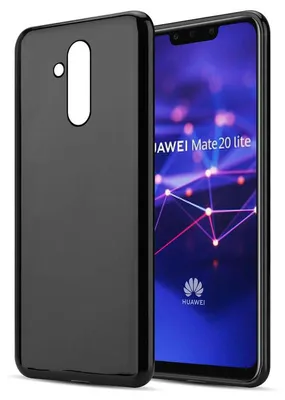 Immagine prodotto di Cadorabo cover per Huawei MATE 20 LITE cover protettiva in nero custodia protettiva in silicone TPU cover case