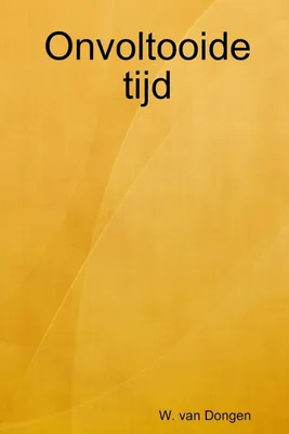 Produktbild von Onvoltooide tijd