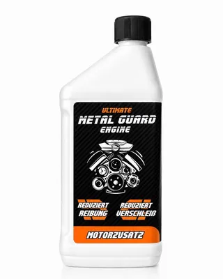 Produktbild von Metal Guard ENGINE Motoröl Additiv 1000 ml Diesel Benzin LPG Turbo DPF Start-Stopp Reibungsschutz Motorschutz Ölzusatz für PKW LKW