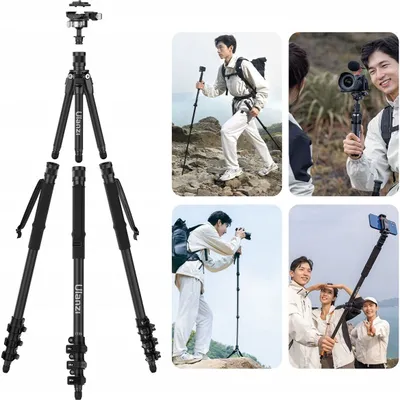 Zdjęcie produktu dla Profesjonalny Statyw Fotograficzny Foto 5w1 146cm / Ulanzi TT35 / T068