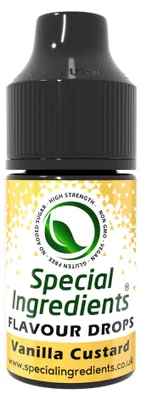 Image de Gouttes aromatisantes spéciales Vanillepudding, 30 ml. Arôme alimentaire concentré, idéal pour aromatiser les pâtisseries, les plats et les boissons
