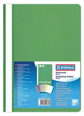 Productafbeelding van DONAU snelbinders, groen, 10 stuks