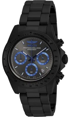 Produktbild von Invicta Speedway 17313 Herrenuhr - Quarzwerk - Edelstahl mit schwarzem Zifferblatt - 40 mm
