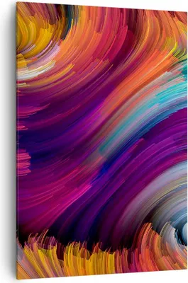 Produktbild von Bild auf Leinwand - Leinwandbild - Einteilig - Abstraktion modern - 70x100cm - Wand Bild - Wanddeko - Wandbilder - Leinwanddruck - Wanddekoration - Leinwand bilder - Wandbild - PA70x100-3796