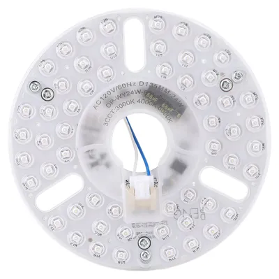 Produktbild von 5,3-Zoll-Deckenventilator-LED-Licht-Ersatz, 24 W, 3CCT, dimmbare Magnetplatine, Nachrüstung mit Speicherfunktion