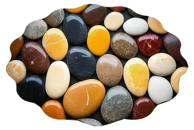 Produktbild von 3D-Blumenteppich mit Fisch- und Kieselsteinmuster, dekorativer Blumenteppich mit rutschfester Unterseite für Wohnzimmer, Schlafzimmer, Eingangsbereich, Küche und Badezimmer.