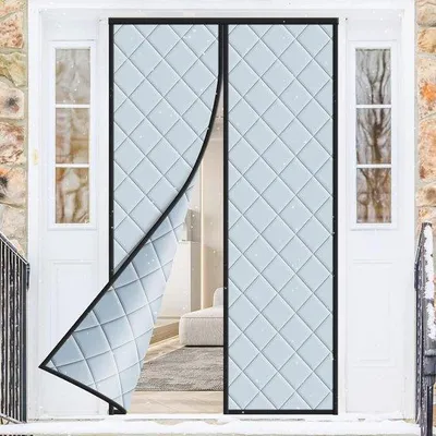 Produktbild von Isolierendes Magnetisches Thermogitter für Türen 110 x 220 cm - Wärme- und Schalldämmend