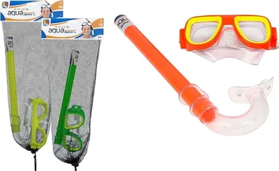 Obrázek produktu pro Dětské potápěčské brýle se šnorchlem Colorbaby Junior AquaSport