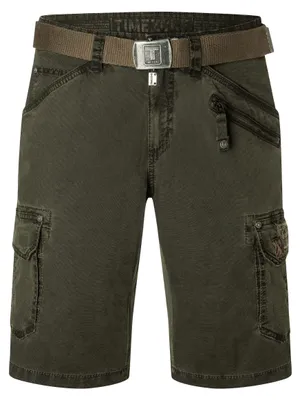 Produktbild von Timezone Cargo Jeans Shorts mit Gürtel und Festem Stoff Größe: 38W
