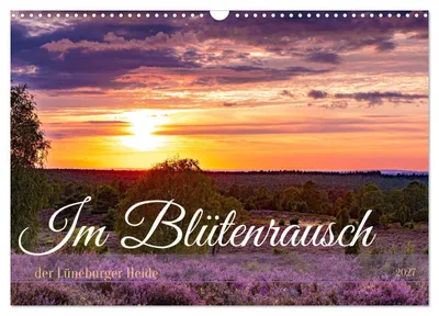 Produktbild von Im Blütenrausch der Lüneburger Heide (Wandkalender 2027 DIN A3 quer), CALVENDO Monatskalender