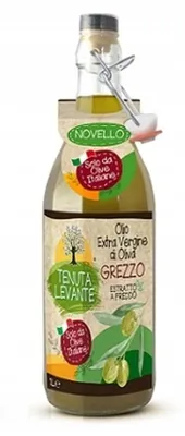 Image de Huile d'olive extra vierge Grezzo 1 l - Levante