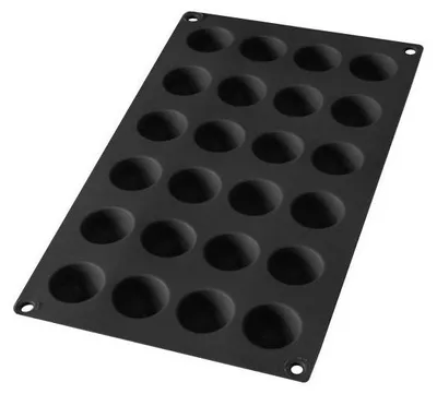 Zdjęcie produktu dla Lékué 881145, Forma w kształcie półkuli, Prostokątny, -60 °C, 220 °C, Czarny, Silikon
