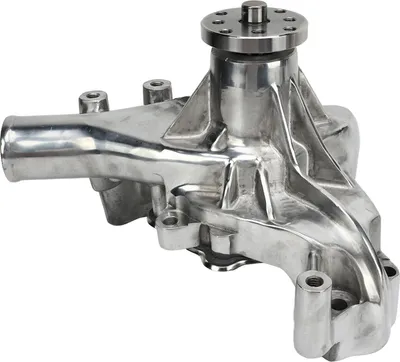 Zdjęcie produktu dla Długa pompa wody, zamiennik silnika o dużej pojemności do silników Chevy SB 283 327 350 383 400 V8, polerowanie
