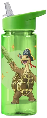 Produktbild von AWAVE® Die Schule der Magischen Tiere Trinkflasche 500 ml rPET | Grün, Henrietta