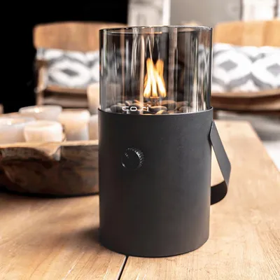 Produktbild von Cosifire Tischfeuer COSISCOOP Original black smoked | Ø 16x30cm