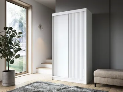 Obrázek produktu pro Šatní skříň Biancco II - bílá / 120 cm