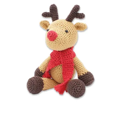 Produktbild von Hardicraft Häkelset Rentier Rudolf 24 cm Weihnachten häkeln