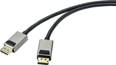 Produktbild von SpeaKa Professional DisplayPort Anschlusskabel DisplayPort Stecker, DisplayPort Stecker 3.00 m Schwarz SP-9510452 8K UH