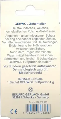 Image de Gehwol Pansement protecteur épais 4 pces