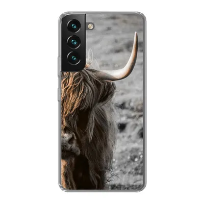 Produktbild von MuchoWow® Handyhülle Schutzhülle Hülle für Samsung Galaxy S22 Plus Schottische Highlander - Kühe - Natur Silikon Softcase Handy Hülle - Schutzabdeckung