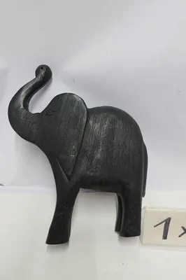 Produktbild von Gilde Figur, Elefant, Odin, Mangoholz, schwarz, VE 2 Höhe: 33.00 cm Breite: 27.00 cm Tiefe: 6.00cm 55804