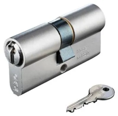 Zdjęcie produktu dla Cylinder profilowany z podwójnym profilem, niklowany „F5” ISEO 80 mm (35+10+35)