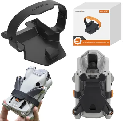 Image de Verrouillage Du Stabilisateur D'hélice Pour Dji Mini 4 Pro - Noir