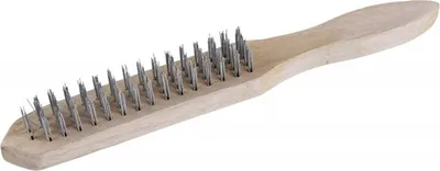 Produktbild von St.Drahtbürste 4-reihig, Holz 300