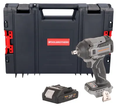 Productafbeelding van Procraft Industrial IW550Abb accu-slagmoersleutel 20 V 550 Nm 1/2" + 1x accu 2,0 Ah + RHINO gereedschapskoffer - zonder oplader