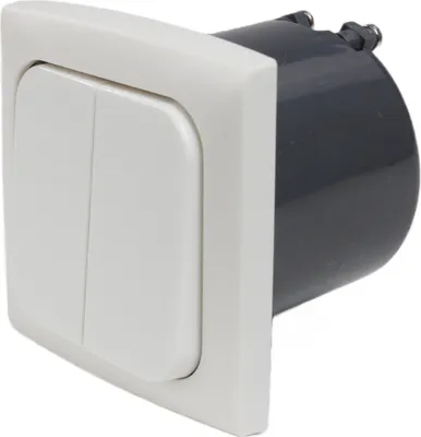 Obrázek produktu pro C-Line Presto Inprojal CBE 12-230 V sériový spínač + rámeček + iso zásuvka karavan loď bílá