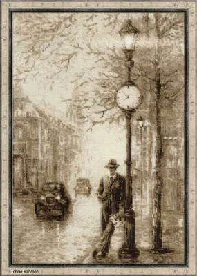 Produktbild von Riolis Kreuzstich-Set "Altes Foto: Erwartung", Zählmuster