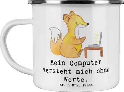 Produktbild von Mr. & Mrs. Panda Teetasse Verständnisvoller Softwareentwickler - Weiß - Geschenk, Beziehung, Berufsliebe, Beruf, Softwareentwicklung, Programmierer, Developer, Teebecher