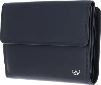 Produktbild von Golden Head Leder Geldbörse Polo RFID Protect Damenbörse 2137 Marineblau dunkelblau