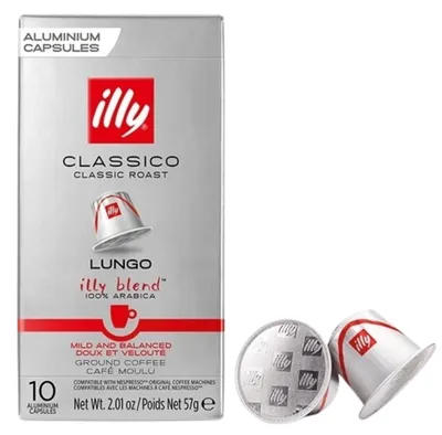 Image de Café en capsules Illy Classico Lungo, boîte de 10