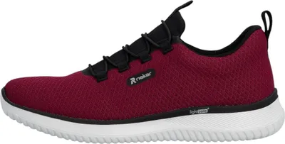 Image de Chaussures de sport pour hommes Rieker, lacets, couleur rouge, style décontracté