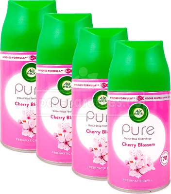 Produktbild von Air Wick Freshmatic Pure Kirschblütenzauber, 250 ml x 4