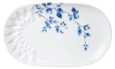 Imagen del producto de Heinen Delfts Blauw – Plato para servir, diseño "Vouw" (azul)