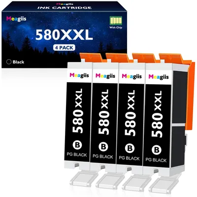 Obrázok produktu pre Náhradná čierna kazeta atramentu pre tlačiareň Canon 580XXL