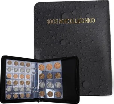 Immagine prodotto di Album per monete con 360 scomparti - Cartella da collezione per monete.