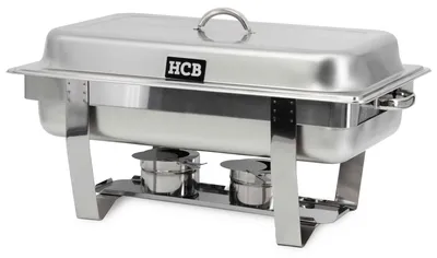Produktbild von HCB Chafing dish - 2 x 1/2 GN - Edelstahl - 8128